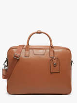 Porte-documents Flandres 2 Compartiments + Pc 17'' Cuir Etrier Marron flandres EFLA8262