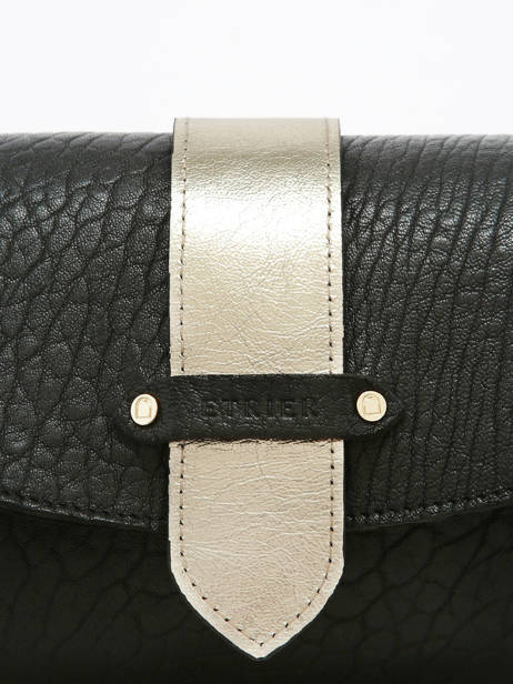 Sac Bandoulière M Agnes Cuir Etrier Noir agnes EAGC205M vue secondaire 4