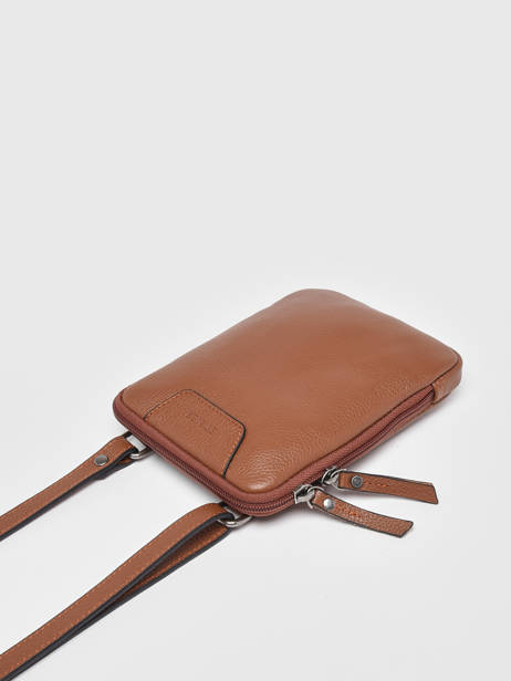 Sac BandouliÃ¨re Flandres Cuir Etrier Marron flandres EFLA728S vue secondaire 2